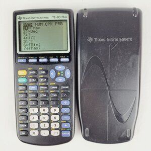 Texas Instruments TI-83 Plus Graphing Calculator With Cover 2721083953S-0306K